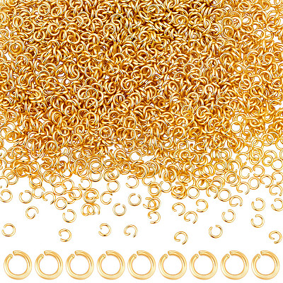 1500Pcs 304 Stainless Steel Open Jump Rings STAS-BBC0009-54-1