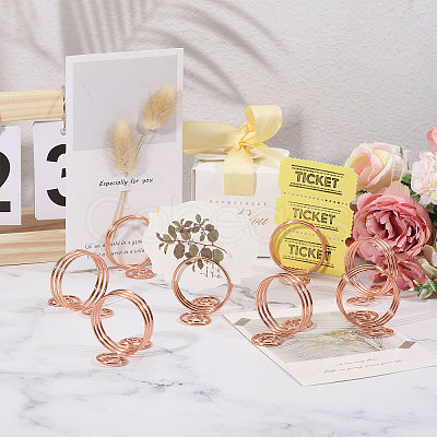 Iron Name Card Holder IFIN-WH0086-20RG-1