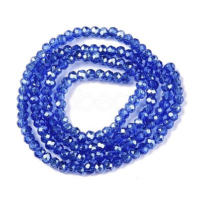 Electroplate Glass Beads Strands EGLA-A044-T1mm-A31-1