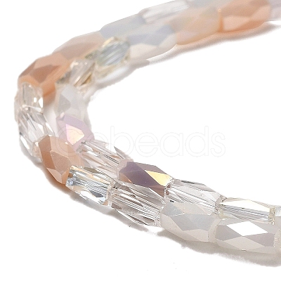 Electroplate Glass Beads Strands EGLA-D030-07A-1
