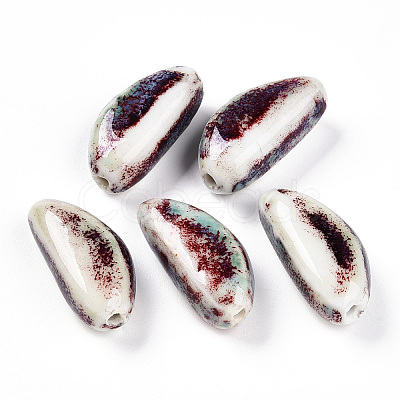 Handmade Porcelain Beads PORC-N008-08E-1