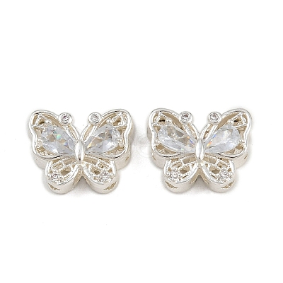 Brass Pave Cubic Zirconia Multi-strand Links ZIRC-F145-03S-01-1