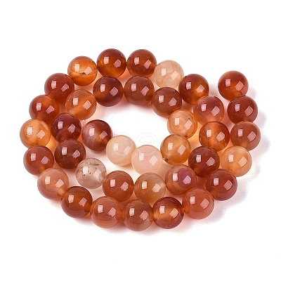 Dyed Natural Agate Beads Strands G-Q606-45A-04-1
