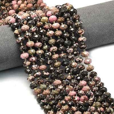 Natural Rhodonite Beads Strands G-P573-A27-01-1