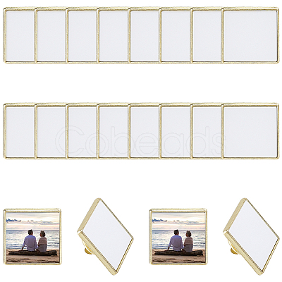 20 Boxs Sublimation Blank Brooch Pins FIND-SP0004-09B-1