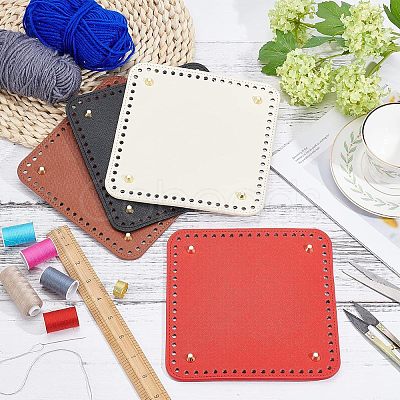 PU Leather Bag Bottom FIND-WH0059-23A-1