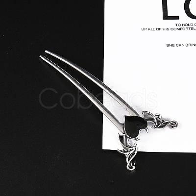 Heart Alloy Hair Sticks PW-WG1F9BA-02-1