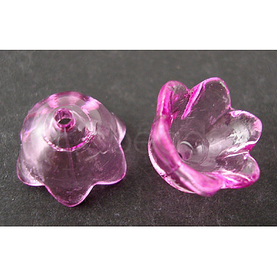 Transparent Acrylic Beads X-PL548-6-1