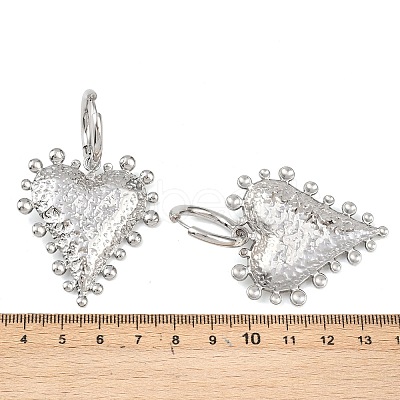 304 Stainless Steel Heart Hoop Earrings LS-EJEW-K268-74P-1