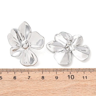 304 Stainless Steel Stud Earrings EJEW-I323-01P-01-1