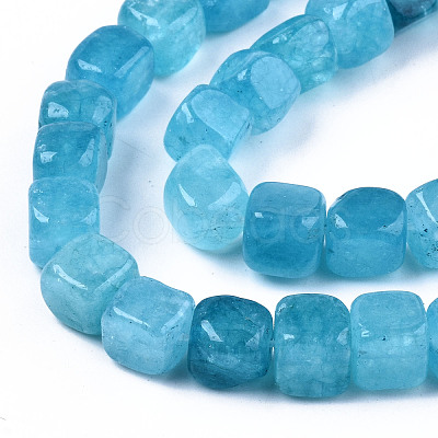 Natural Dyed Quartz Beads Strands X-G-T131-56B-1