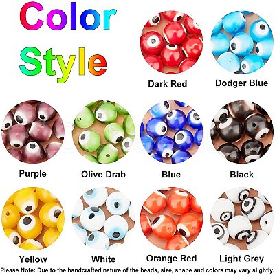 Handmade Lampwork Beads LAMP-PH0002-03-8mm-1