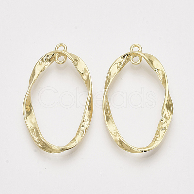 Alloy  2-Loop Link Pendants PALLOY-S121-114-1