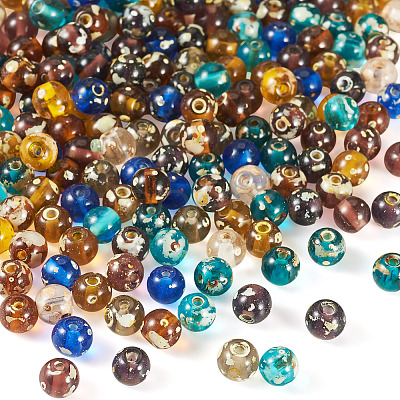 Picasso Baking Paint Glass Seed Beads SEED-TA0001-61D-1