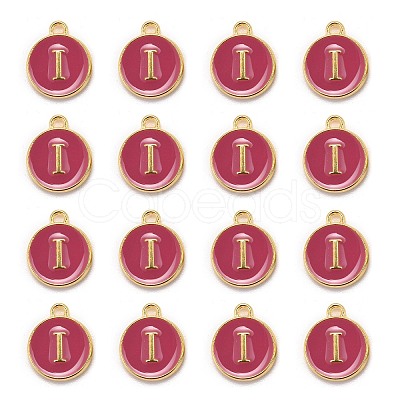 Golden Plated Alloy Enamel Charms LS-ENAM-S118-08I-1