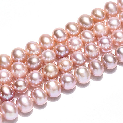 Natural Cultured Freshwater Pearl Beads Strands PEAR-N016-06C-02-1