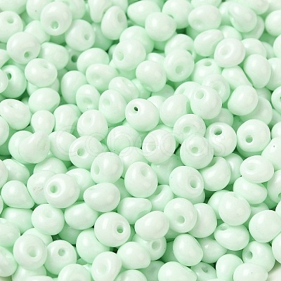 6/0 Opaque Baking Paint Glass Seed Beads SEED-M012-02A-15-1