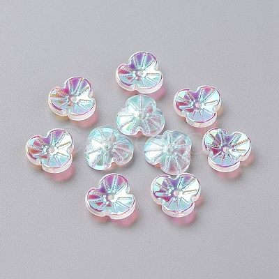 Electroplate Glass Beads LS-EGLA-L027-A08-1