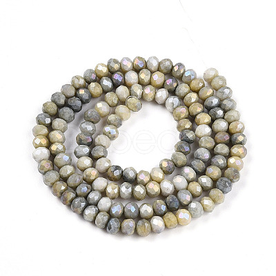 Ombre Effect Dyed Glass Beads Strands GLAA-C023-02-C11-A-1