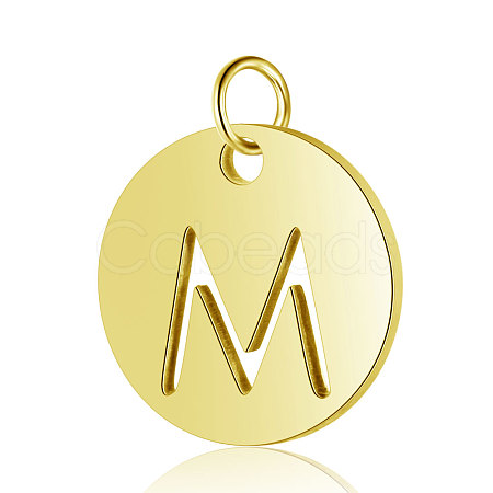 304 Stainless Steel Charms Ion Plating(IP) LS-A-STAS-S105-T514G-M-1