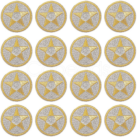 30Pcs Computerized Embroidery Cloth Iron on/Sew on Patches PATC-CY0001-10-1