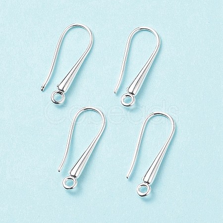 Eco-Friendly Brass Earring Hooks Findings LS-KK-M157-03S-RS-1