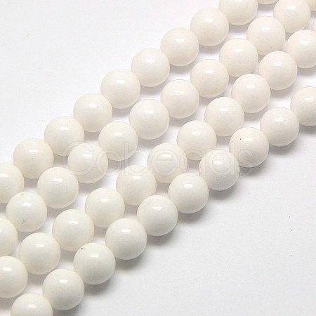 Natural Malaysia Jade Bead Strands X-G-M101-6mm-10-1