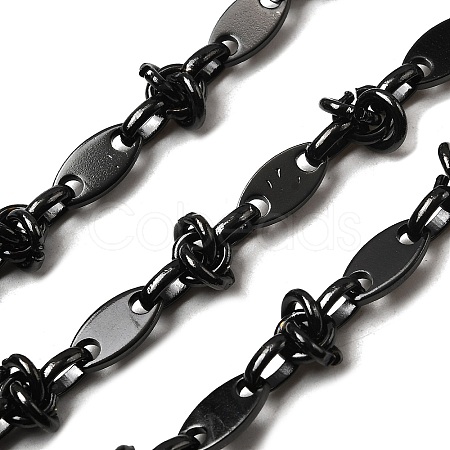 304 Stainless Steel knot with Oval Link Chains CHS-S012-04B-1