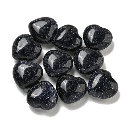 Synthetic Blue Goldstone Beads G-P531-A06-01-1