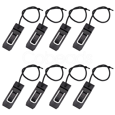 Plastic Sup Split Surfer Paddle Board Fin Clip AJEW-WH0258-882-1