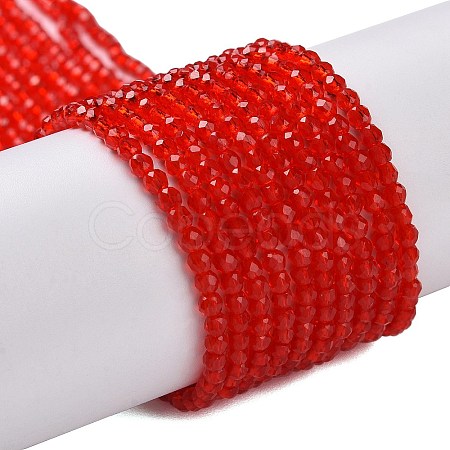 Transparent Glass Beads Strands LS-GLAA-H021-04-25-1