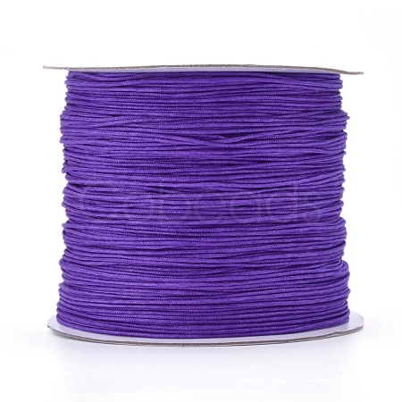 Nylon Braided Cord for Woven Jewelry Making Macrame Craft NWIR-D055-0.6mm-13-1