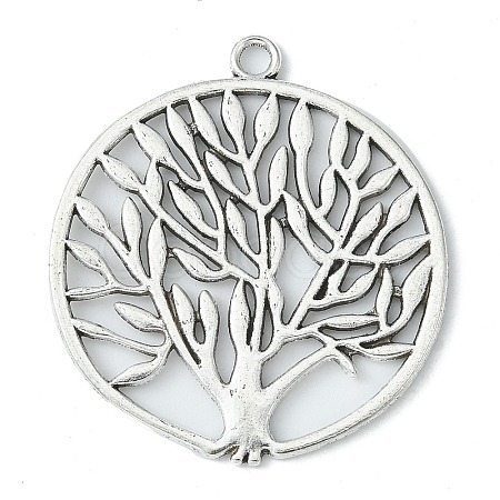 Tibetan Style Zinc Alloy Pendants TIBEP-EA11591YKG-AS-LF-1