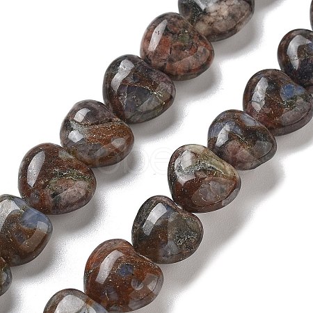 Natural Glaucophane Beads Strands G-R190-10mm-36-1