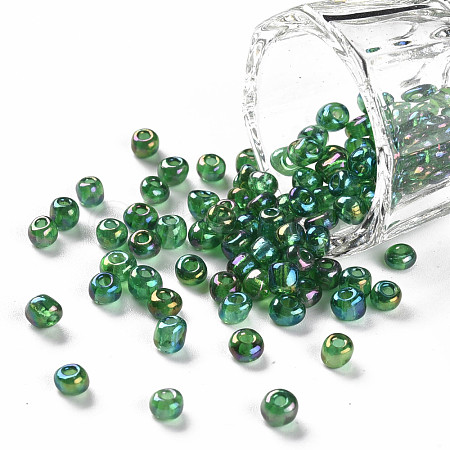 6/0 Round Glass Seed Beads SEED-US0003-4mm-167B-1