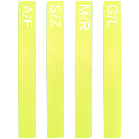4Pcs 4 Styles Acrylic Book Divider AJEW-BC0008-27C-1