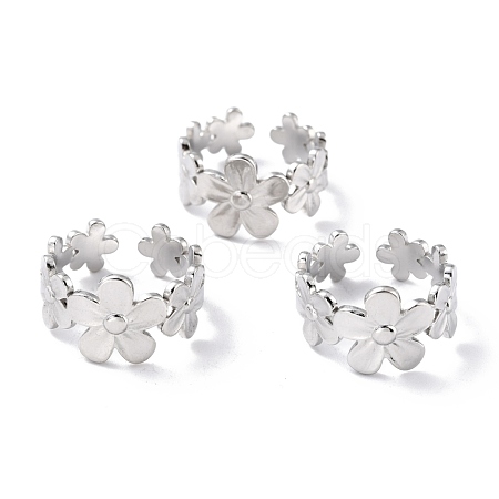 Non-Tarnish 304 Stainless Steel Finger Rings X-RJEW-L102-36P-1