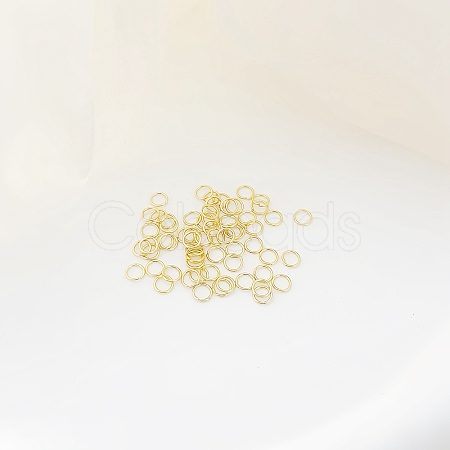 50Pcs Brass Open Jump Rings PW-WG80FA8-04-1