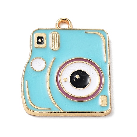 Alloy Enamel Pendants ENAM-K072-02KCG-02-1