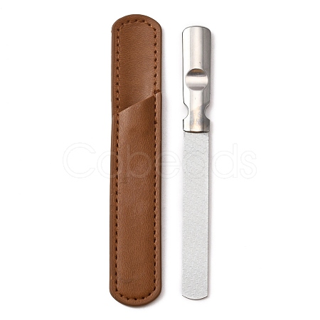 Double 420 Stainless Steel Nail Files MRMJ-WH0070-22-1