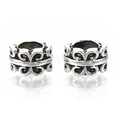 Tibetan Style Alloy Beads X-TIBE-R317-072AS-LF-1