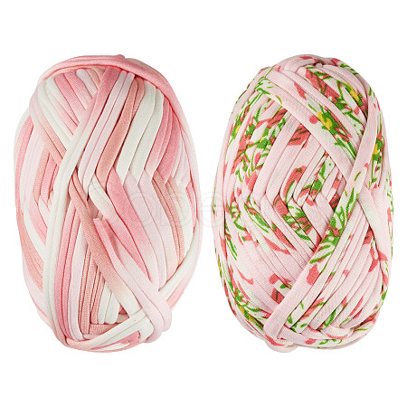 2 Skeins 2 Colors Super Soft Polyester Yarn OCOR-TA0003-69B-1