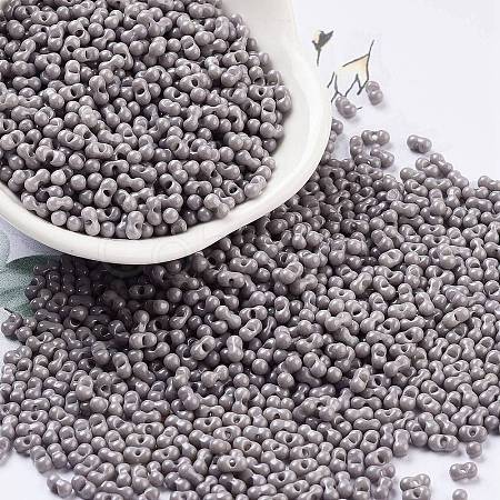 Baking Paint Glass Seed Beads SEED-A033-05C-1