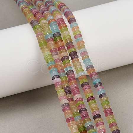 Natural White Jade Beads Strands G-K343-C41-01-1