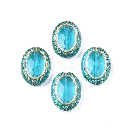 Plating Acrylic Beads X-PACR-N008-021-1