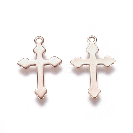 201 Stainless Steel Pendants STAS-E484-09RG-1