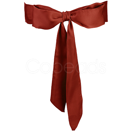 Long Polyester Silk Scarf for Women Girls AJEW-WH20022-48E-1