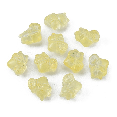 Transparent Glass Beads GLAA-TAC0015-01C-1