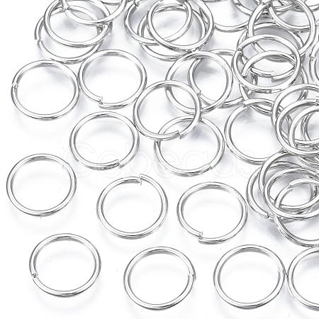 Platinum Plated Brass Open Jump Rings X-JRC10mm-NF-1