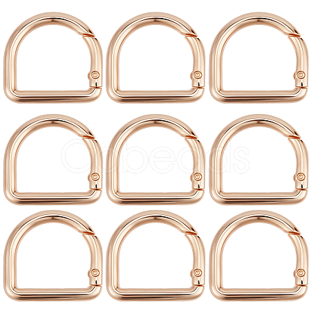 12Pcs Alloy Spring Gate Rings FIND-CN0002-49KCG-1